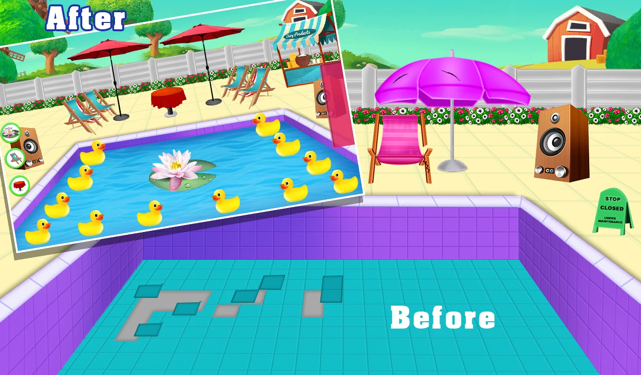 Summer Girl Swimming PoolParty screenshot