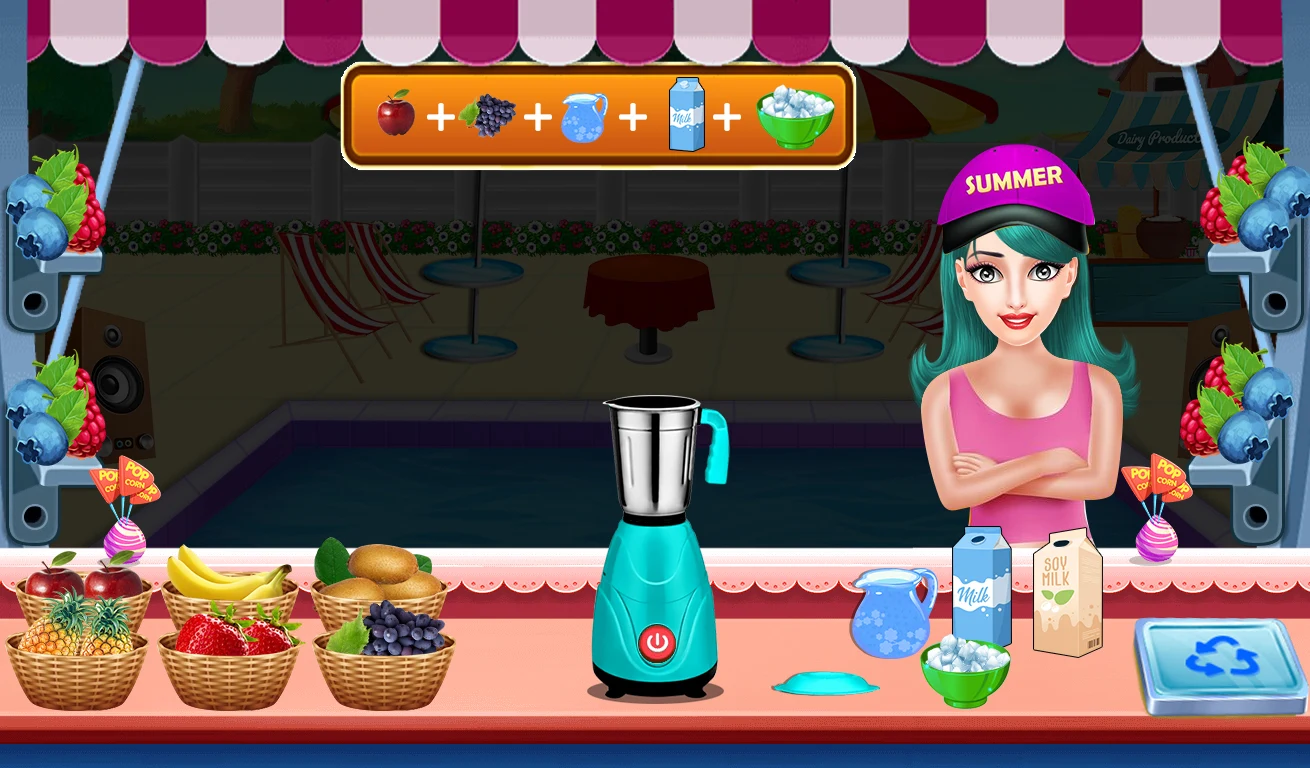 Summer Girl Swimming PoolParty screenshot